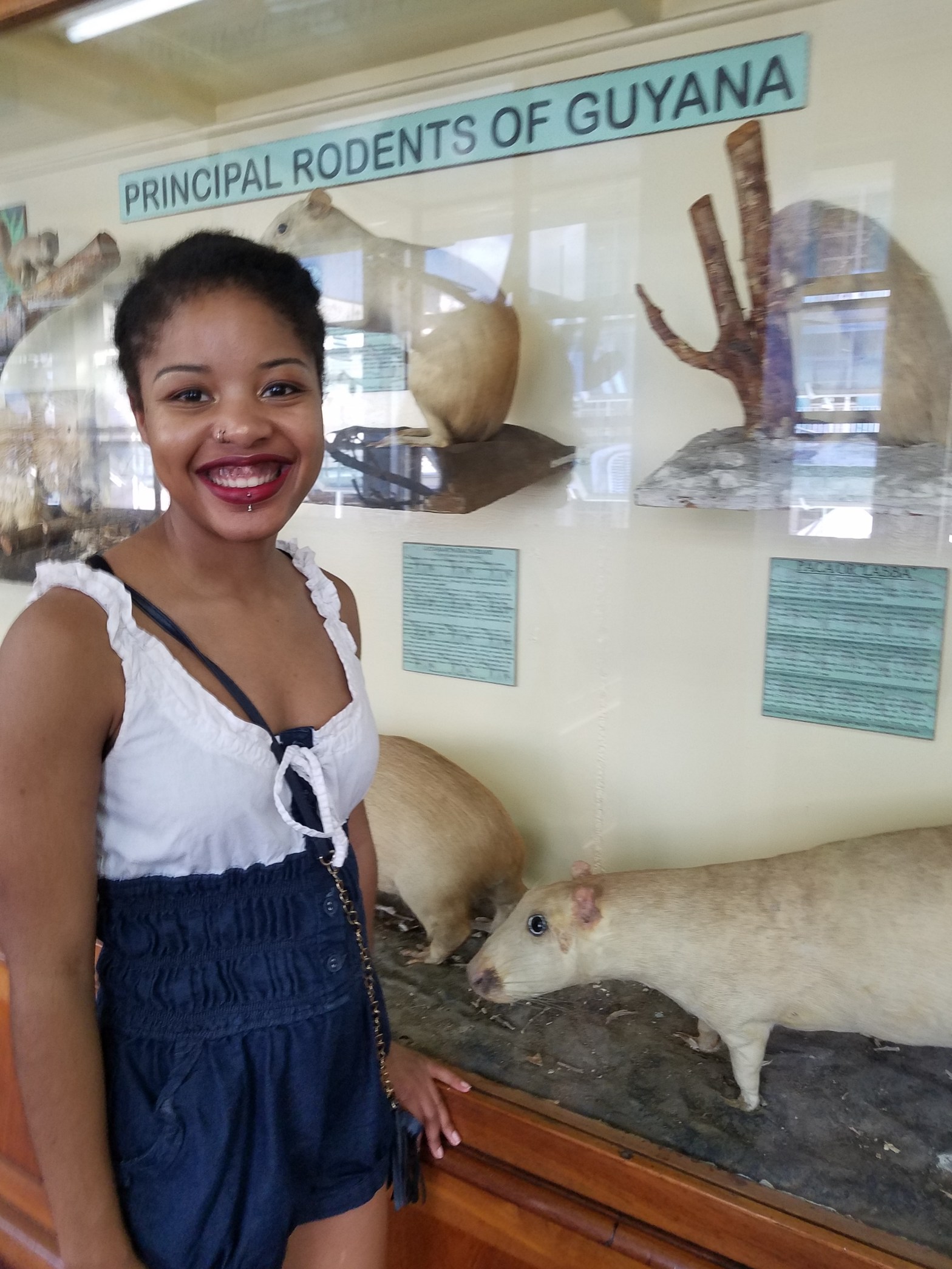 Me Visiting the Guyana National Museum